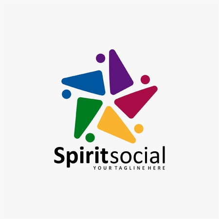the social humanity logo iconのイラスト素材