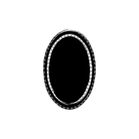 THE BEST GRUNGE FRAME BLACKのイラスト素材