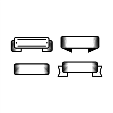 VINTAGE BADGE LABEL DESIGNのイラスト素材