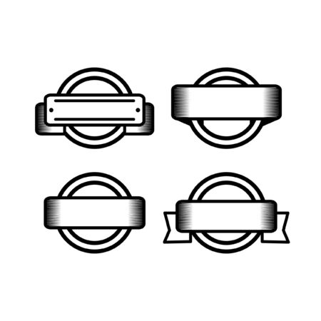 VINTAGE BADGE LABEL DESIGNのイラスト素材