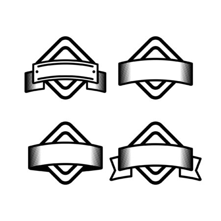 VINTAGE BADGE LABEL DESIGNのイラスト素材