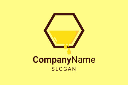 Honeycomb Logo Template Designのイラスト素材