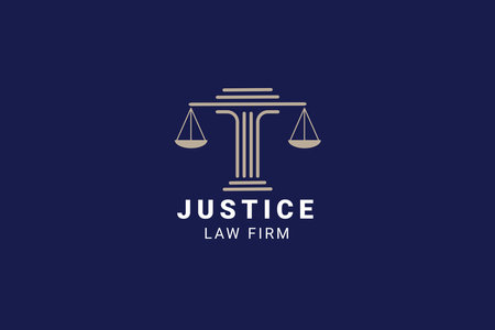 Law Logo Design Vector Templateのイラスト素材
