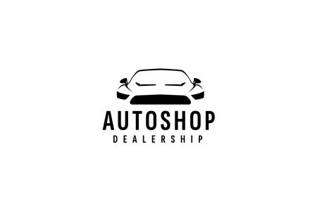 car dealer logo vector icon illustrationのイラスト素材
