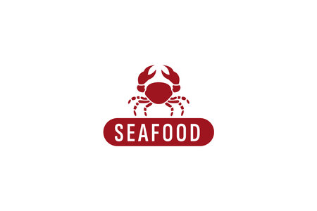 seafood logo vector icon illustrationのイラスト素材