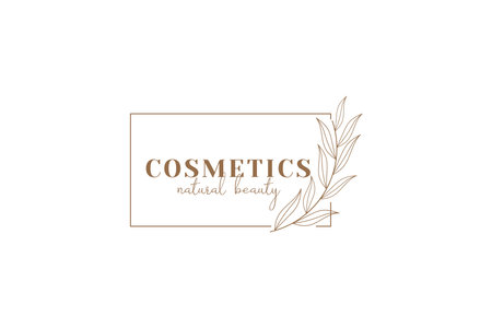 cosmetic logo vector icon illustrationのイラスト素材