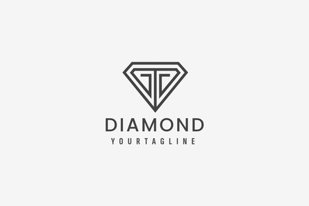 diamond logo vector icon illustrationのイラスト素材