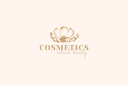 cosmetic logo vector icon illustrationのイラスト素材
