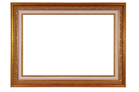 antique frame with clipping pathの写真素材