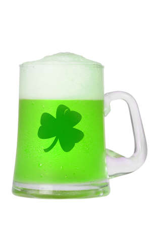 mug of cool drink for St. Patrickの写真素材