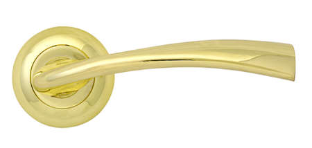 Golden Door handle Glossの写真素材
