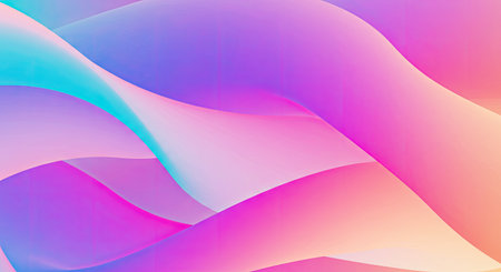 abstract background with smooth lines in pink, blue and purple colors