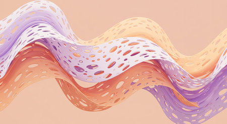 Abstract wavy background, vector illustration. Can be used for wallpaper, web page background, web...