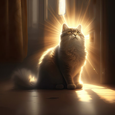 Siberian cat looking through the window in winterの素材