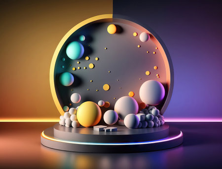 abstract background, magic ball, crystal ballの素材