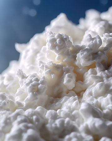 AI generated close up photo of cottage cheeseの素材
