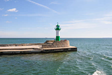 Lighthouse in Sassnitzの写真素材