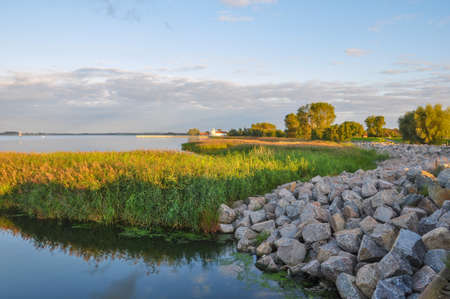 Pier in Greifswald-Wieckの写真素材