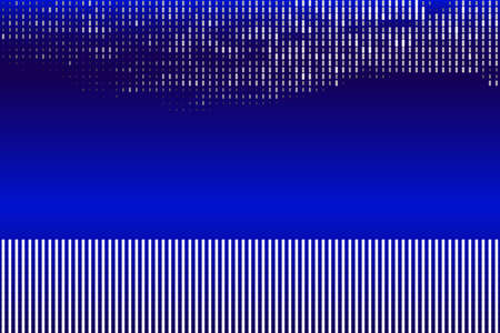 Blue background with abstract design. Wallpaper illustration with copy space. Geometry of strips. Decorative element.のイラスト素材