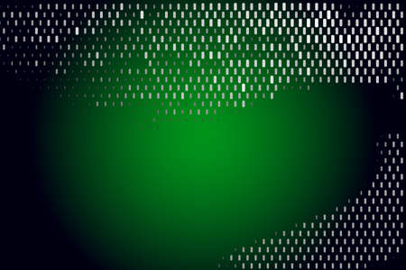 Abstract background with light elements. Green gradient background. Style with mosaic geometriesのイラスト素材