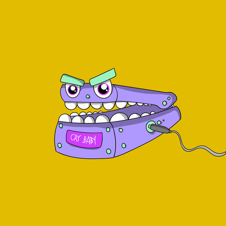 Pedal monster cuteのイラスト素材