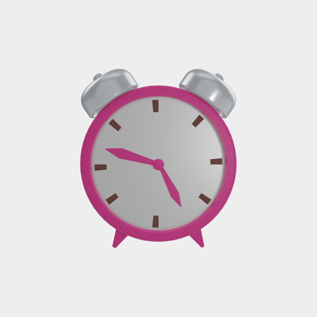 Alarm clock icon isolated on white background. Vector Illustration.