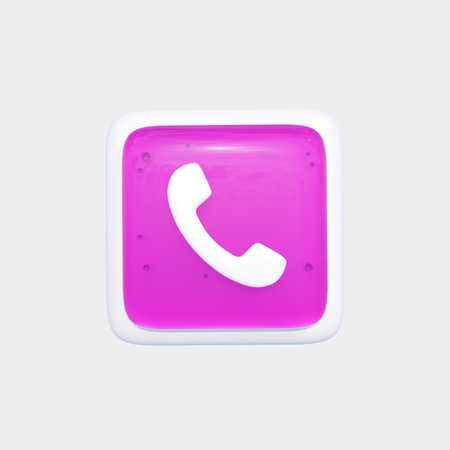 Realistic phone icon on white background. Vector illustration. Eps 10.の写真素材