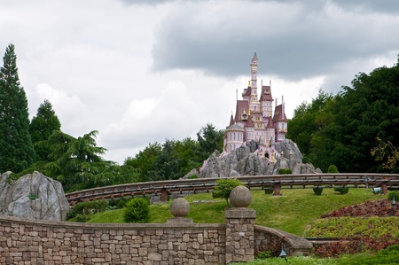 Castle in the Disneyland, Parisのeditorial素材