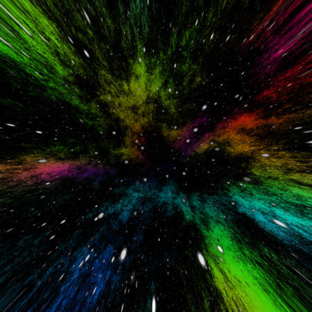 Abstract colorful universe. Texture background. Illustration.