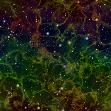 Abstract glittering colorful universe.  Rainbow nebula night starry sky. Multicolor outer space....