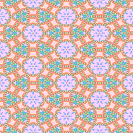 Abstract colorful mosaic pattern. Multicolor texture background. Seamless illustration.