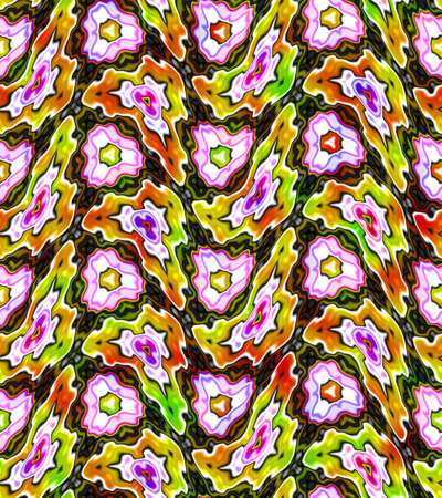 Abstract colorful floral pattern.  Multicolor texture background. Seamless illustration.