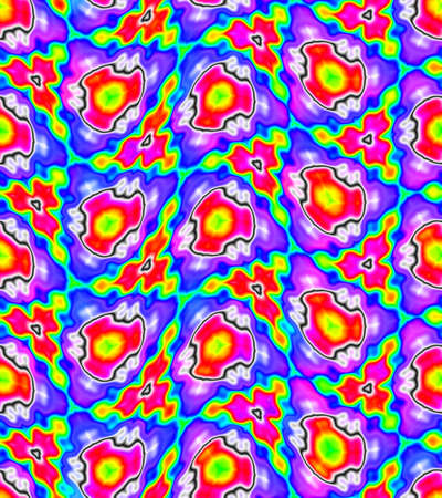 Abstract colorful tile pattern.  Multicolor tiled texture background.  Rainbow colored seamless...