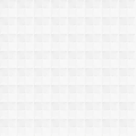 Abstract white wrinkled paper texture background, Simple light grey checked surface 3D pattern, Black and white seamless illustrationの写真素材