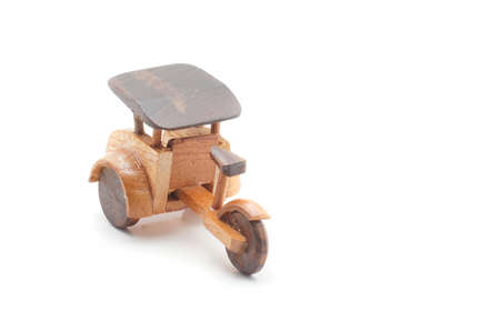 rickshaws woodenの写真素材