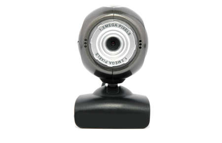 Web camera close-up isolated on a white background