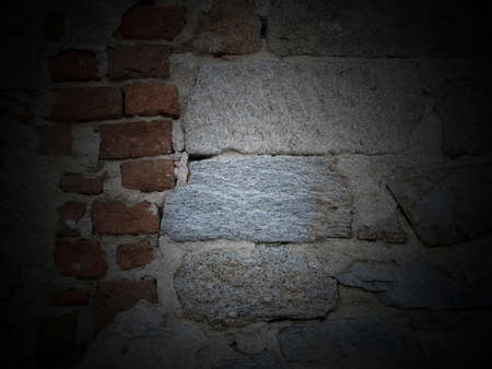 photo of grunge dark wall suitable for backgroundの写真素材