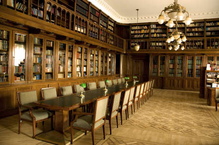 Library of Serbian National Assambly, Belgrade, taken 19.06.2012のeditorial素材