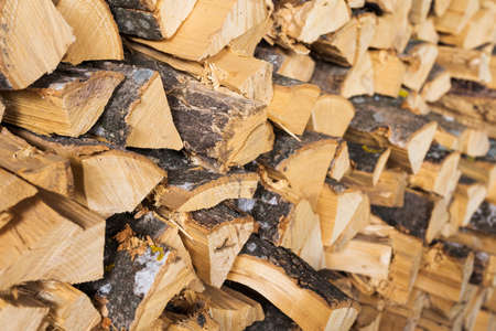 Stack of wood background