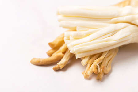 Smoked string cheese.