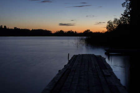 Dawn over Lake Ladoga, Russia