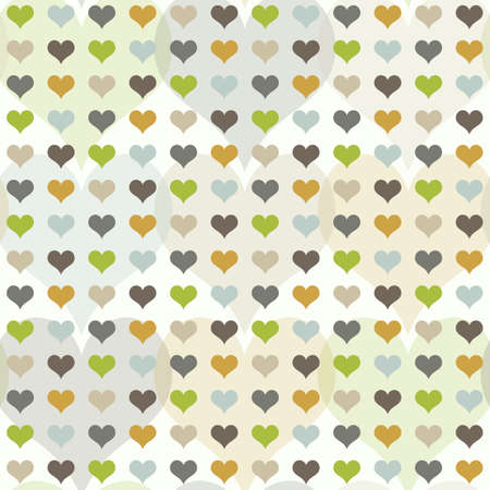 Seamless pattern with heartsのイラスト素材