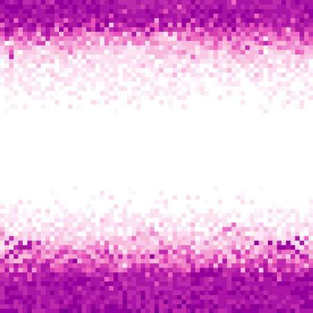 Purple abstract pixel background. Digital background with mesh of squares. Geometric styleのイラスト素材