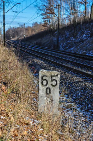 Walbrzych, Lower Silesia, Poland - a railway line, 65 kilometers on which the Zloty Train is to be...
