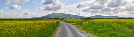 Sleza Mountain near Wroclaw, Lower Silesia, Wroclaw Polandの写真素材