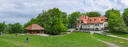 Sleza Mountain near Wroclaw, Lower Silesia, Wroclaw Polandのeditorial素材