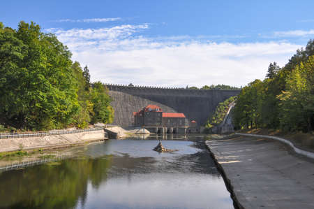 Pilchowickie Lake near Jelenia Gora, Polandの写真素材