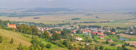 Srebrna Gora in the Owl Mountains (Gory Sowie), Poland, Lower Silesiaの写真素材