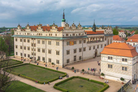 Litomysl (LitomyÅ¡l) Czech Republic renaissance castle UNESCOのeditorial素材