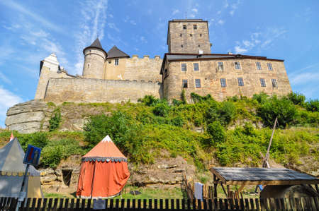 View of historically castle Kost - Czech Republic, Bohemian Paradise